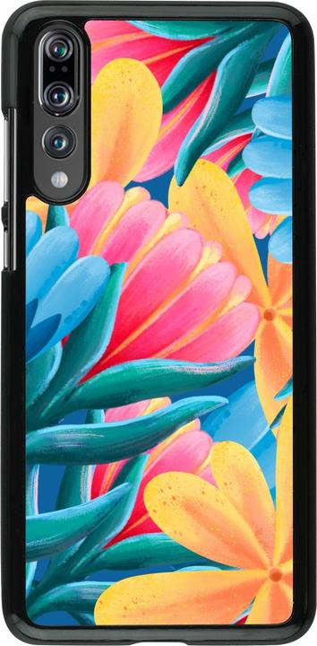 Actual product image PhoneLook Cover Spring 23 colourful flowers (Huawei P20 Pro)