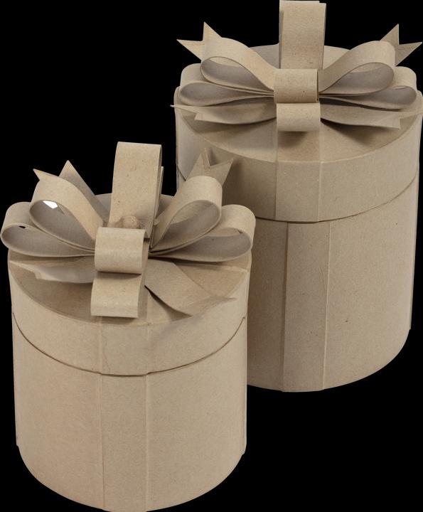 Actual product image Décopatch Set 2xGift box round