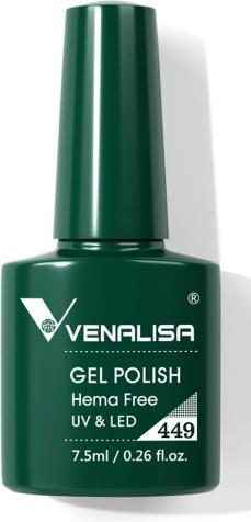 Venalisa Gellack 449 UV/LED (Dunkelgrün, UV-Gel Lack)