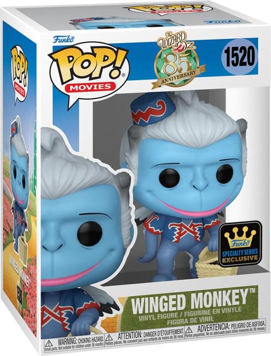 Image du produit Funko Le Magicien d'Oz POP! Movies figurine vinyle Winged Monkey w/CH(FL) 9 cm assortiment (6)