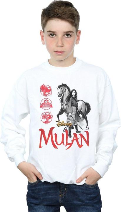 Actual product image Disney Boys Mulan Movie Horse Pose Sweatshirt (104)