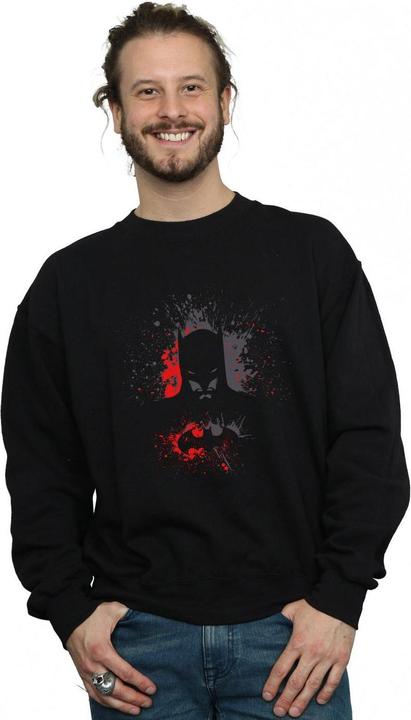 Actual product image Mens Batman Splash Cotton Sweatshirt (S)