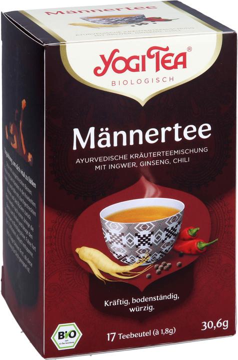 Actual product image Yogi Tea Men's Tea Ayurvedic Herbal Tea Blend, 17 pcs. filter bags (30.60 g)