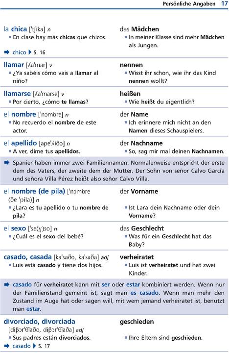 Actual product image Langenscheidt Basic and Advanced Spanish Vocabulary (Spanish, Langenscheidt, 2021)