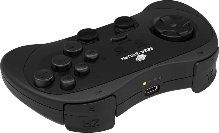 Produktbild retro-bit PRO Controller Black - Gamepad - Sega Saturn (Switch, PC)