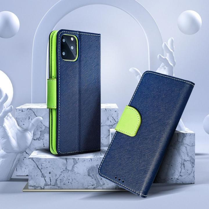 Produktbild Fancy Book Buchtasche OEM für SAMSUNG S22 Plus navy / lime (Samsung Galaxy S22+)
