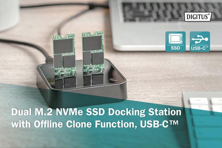 Image du produit Digitus Dual M.2 NVMe SSD Docking Station