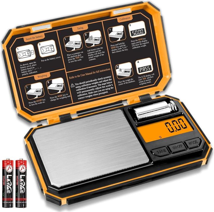 Immagine prodotto Swissdetector Bilancia digitale professionale tascabile - precisione 0,01g /200g