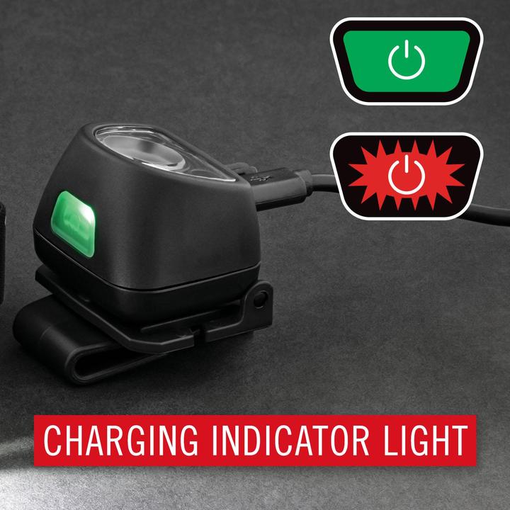 Actual product image Coast Genopladelig Pandelampe FL1R Rødt/hvidt lys 200lumen (435 lm)