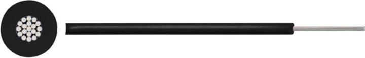 Produktbild RND Electronics Litze, SIAF, flexibel Silikon 2.5mm² Verzinntes Kupfer Schwarz H05S-K 100m (100 m)