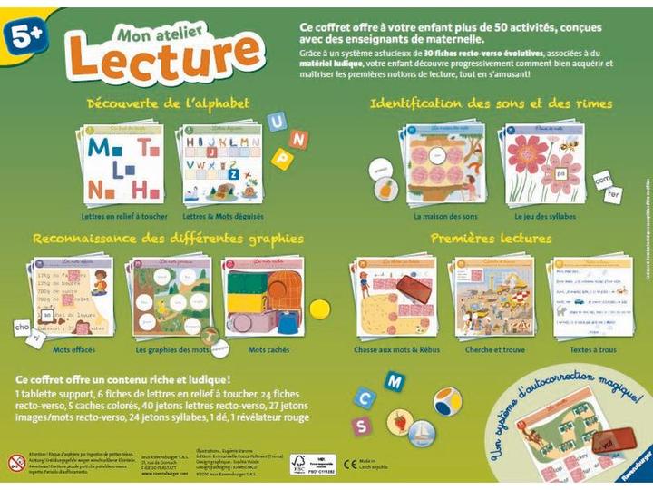 Actual product image Ravensburger Mon atelier Lecture (French)
