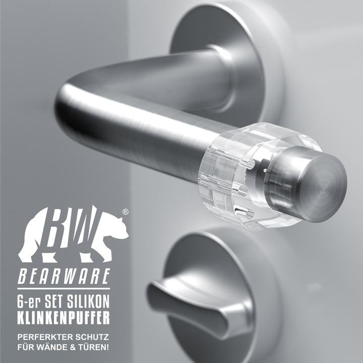 Image du produit Bearware Butoir de poignée de porte (6 pièce(s), Ø 2,5 x 3,2 cm)
