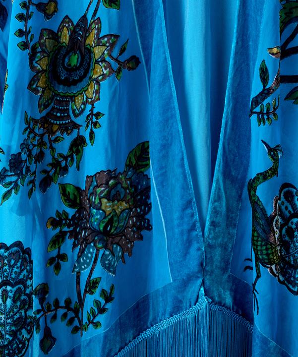 Immagine prodotto Joe Browns Velvet Peacock Floral Fringed Kimono (Taglia unica)