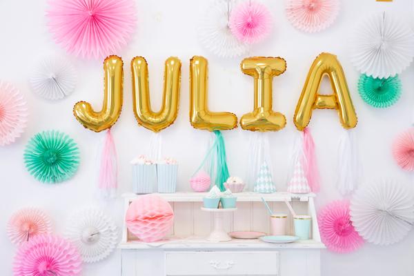 Image du produit Partydeco Ballon Lettre "A" en Or