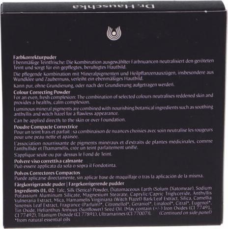 Image du produit Dr. Hauschka Poudre correctrice de couleur (Jaune, Vert, Bleu, Marron)