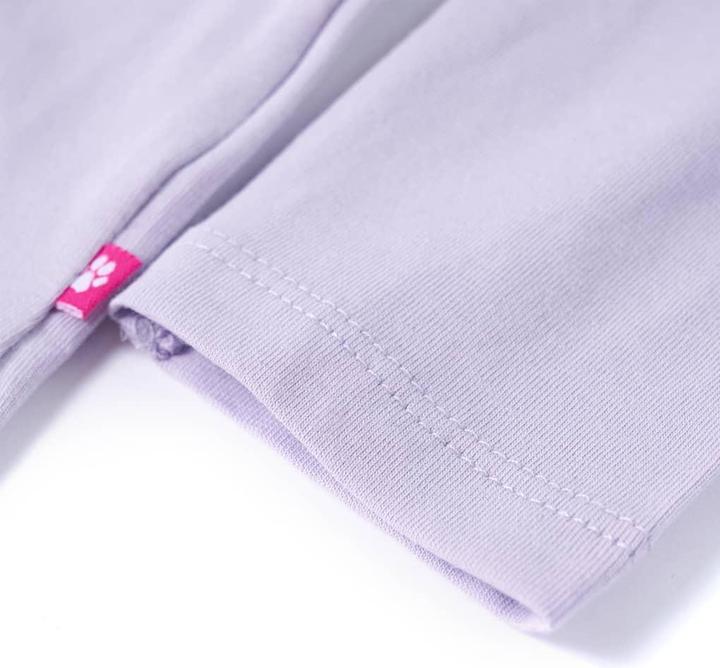Produktbild VidaXL Kinder-Langarmshirt Helllila 128,Material: 95 % Baumwolle. 5 (128)