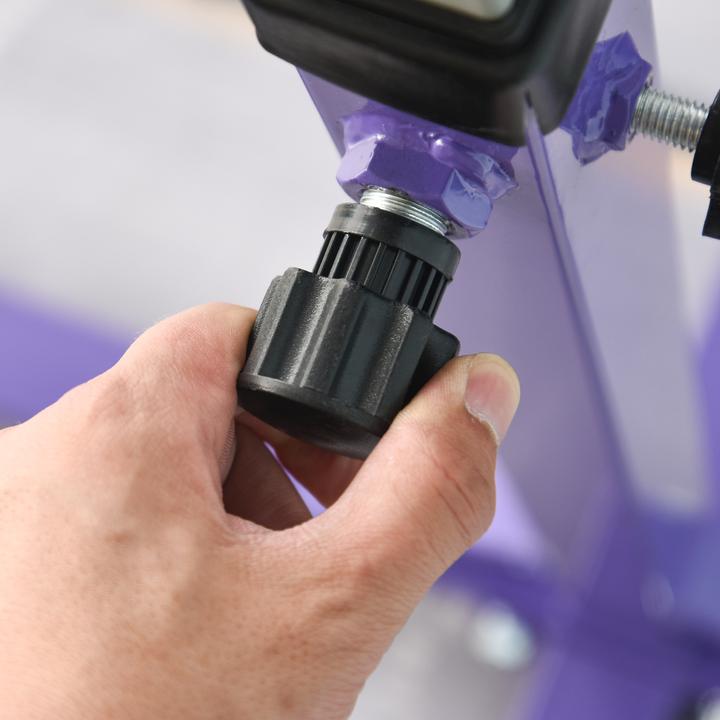 Image du produit Homcom Gymnastik-Turnreck Stahl, Buchenholz Violett