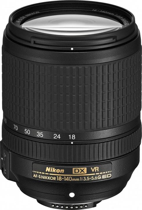 Nikon AF-S Nikkor 18-140mm f/3.5-5.6 G ED DX VR (Nikon DX, APS-C / DX)