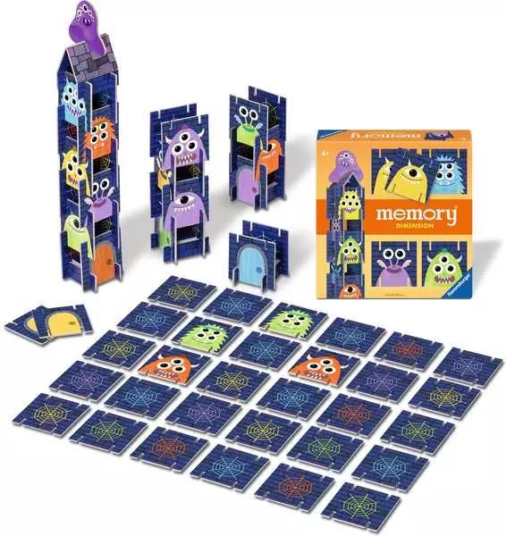 Actual product image Ravensburger 22467 - memory® Dimension. The classic memory® game with attractive added value. For (German, Spanish, French, Dutch, Italian, Portuguese, English)