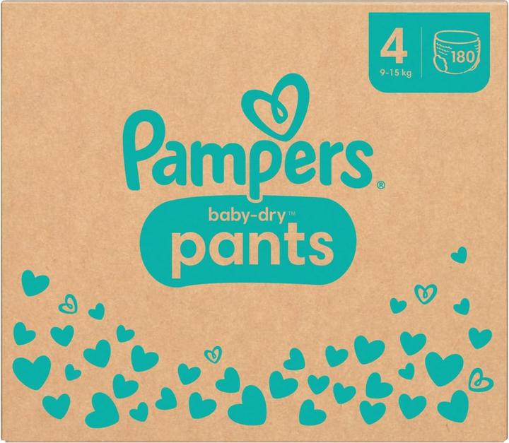 Produktbild Pampers Baby-Dry Pants (Gr. 4, Monatsbox, 180 Stück)