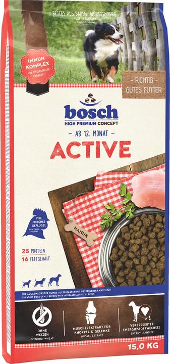 Image du produit Bosch Petfood Actif (Adulte, 1 pcs, 15000 g)