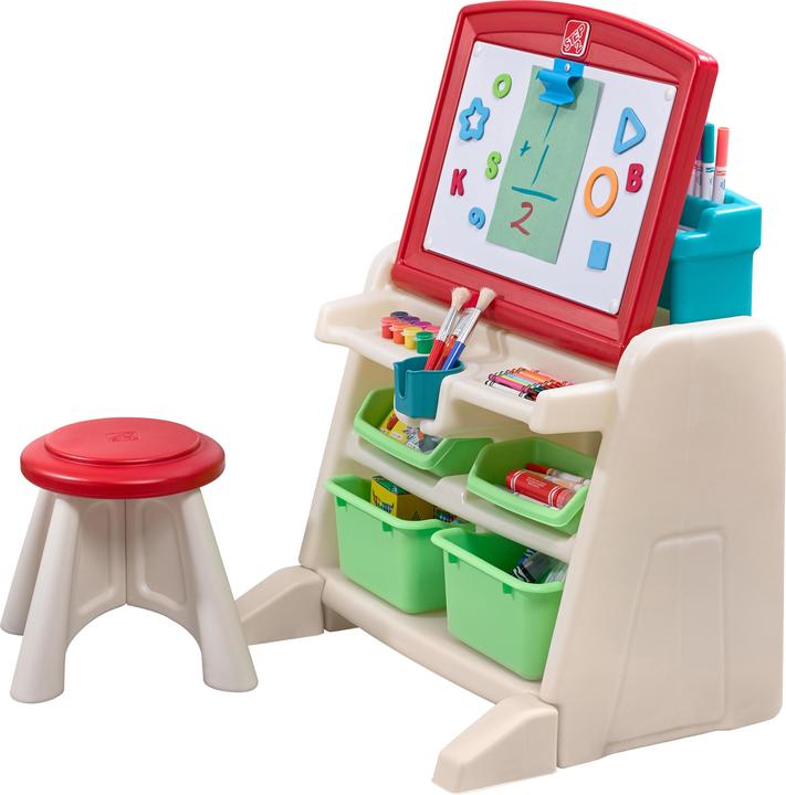 Produktbild Step2 Flip & Doodle Easel Desk With Stool