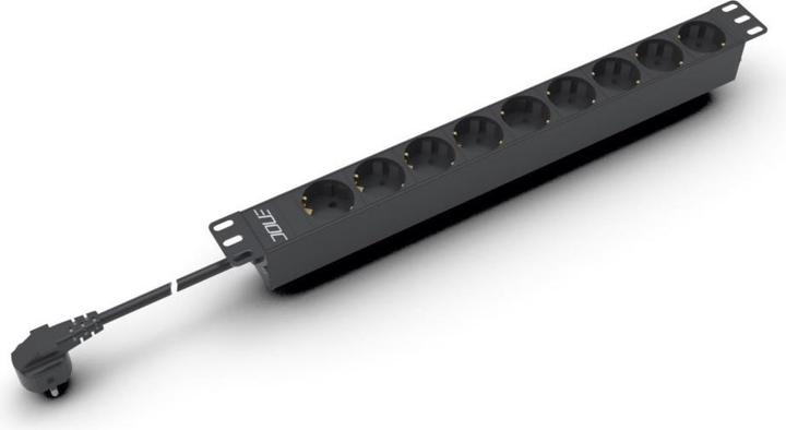 Actual product image Enoc Power strip 1U 9-way Schuko 3m EPU 09 (9 x, CEE 7/3, 3 m)