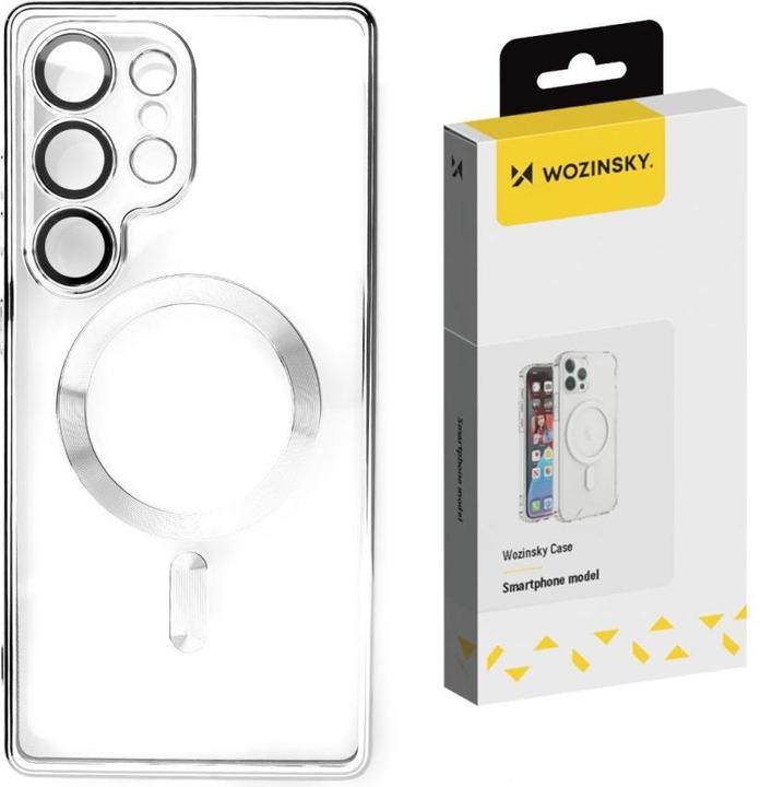 Produktbild Wozinsky Electroplated Case with Magsafe for Samsung Galaxy S25+ - silver (Samsung Galaxy S25+)