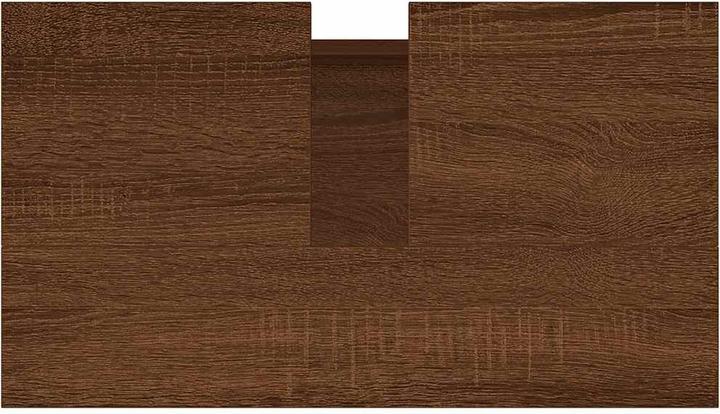 Actual product image VidaXL Badschrank Braun Eichen-Optik 58x33x60 cm Holzwerkstoff (58 x 33 x 60 cm)
