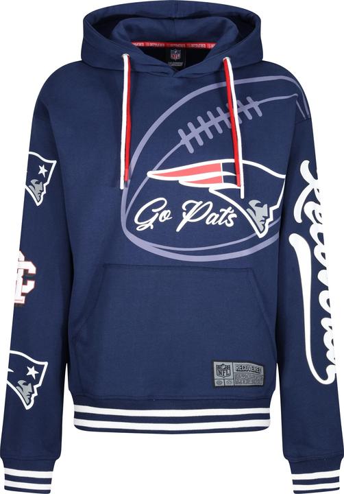 Immagine prodotto Recovered Re:covered Felpa con cappuccio in pile - PATCHES New England Patriots - XXL (XXL)