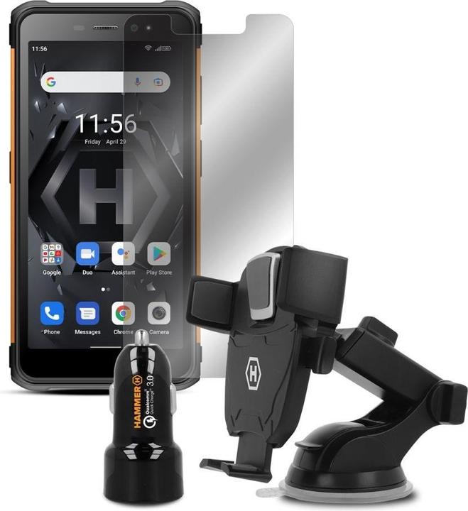 Myphone Hammer Iron 4 Dual orange Extreme Pack (32 GB, Classic, 5.50", 13 Mpx)