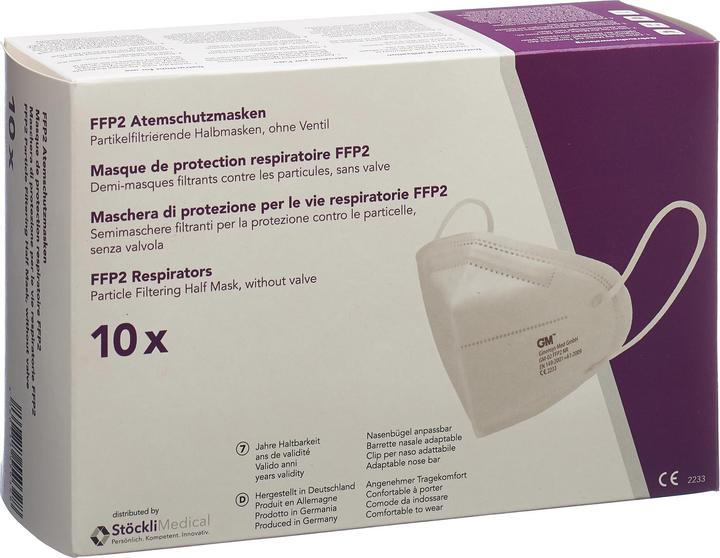 Stöckli Atemschutzmaske FFP2 (FFP2, 10 x)