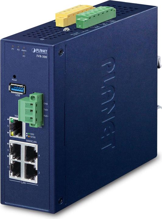 Actual product image Planet Industrial 5-Port GE VPN Security Gateway IVR-300 (5 Ports)
