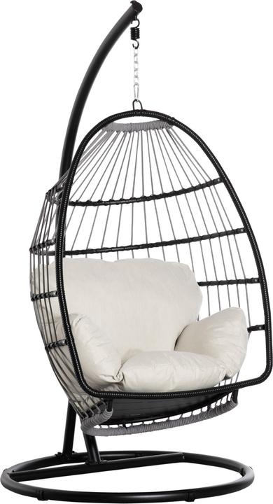Immagine prodotto Outsunny Sedia sospesa con cuscino (160 kg)