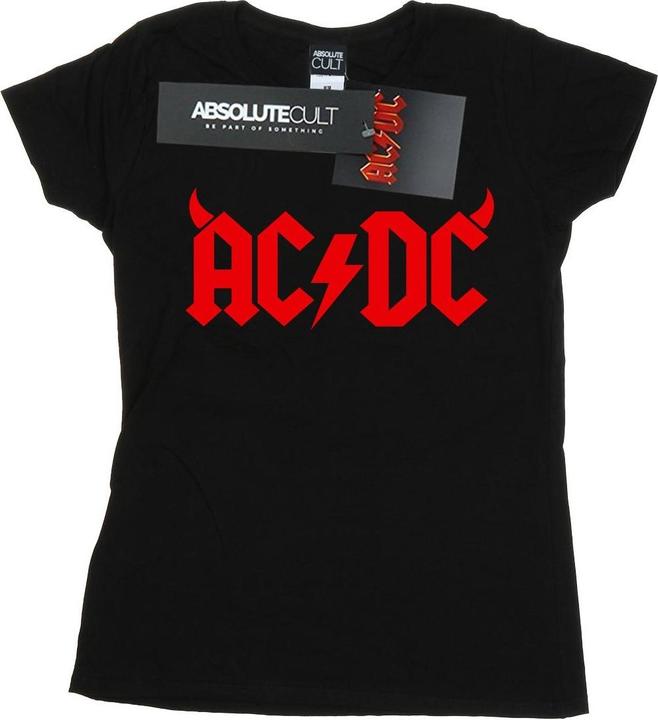 Immagine prodotto AC/DC Maglietta in cotone con logo Horns donna/donna (XL)