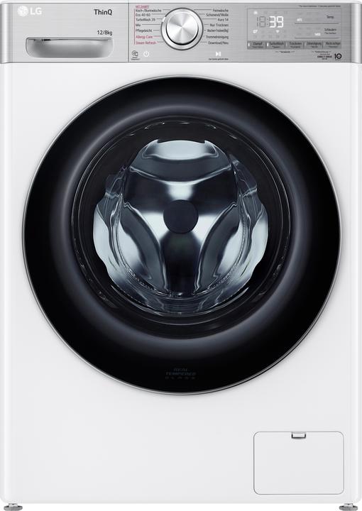 LG Washer dryer V9WD128H2, Left