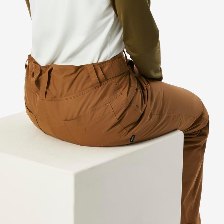 Actual product image Dreamscape Women's snowboard trousers ski trousers - SNB 500 camel (40)