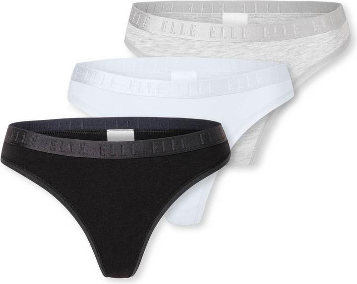 Image du produit Elle Tanga Thong - SUPER SOFT (S, Lot de 3)