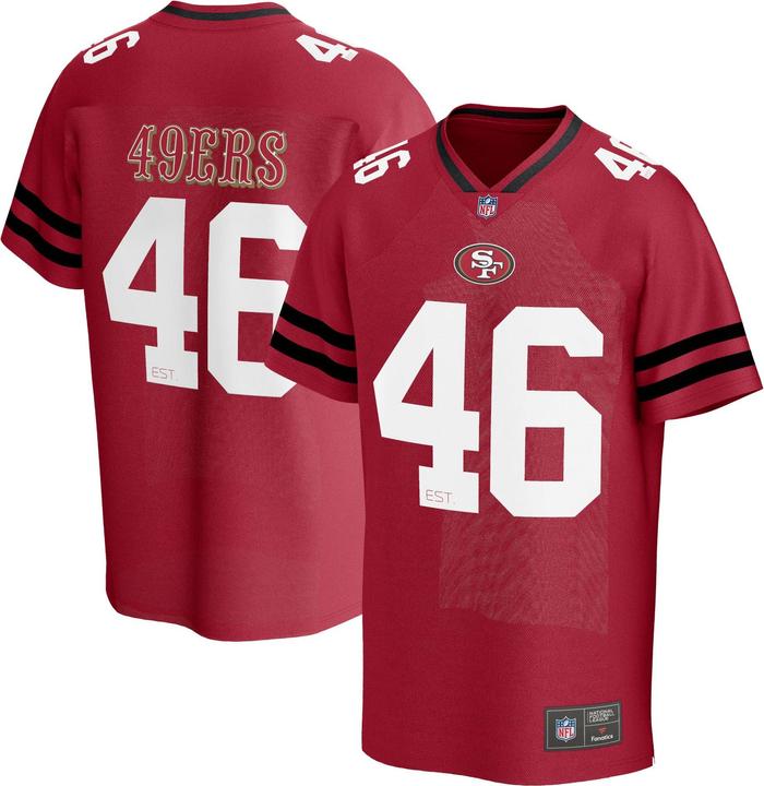 Image du produit Fanatics San Francisco 49ers NFL Poly Mesh Supporters Jersey (L)