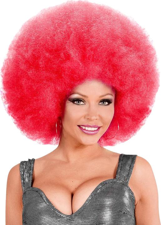 Produktbild Widmann Wuschel Perücke pink - Kostüm Perücke für Fasching