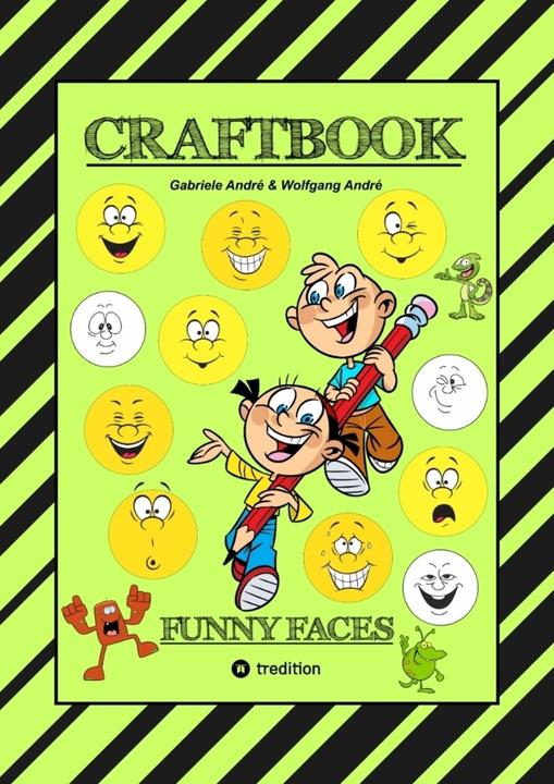 Actual product image Craftbook - Kreatives Zeichnen - Lustige Gesichter Und Mimiken - Rätsel - Tolle Malvorlagen - Selbst