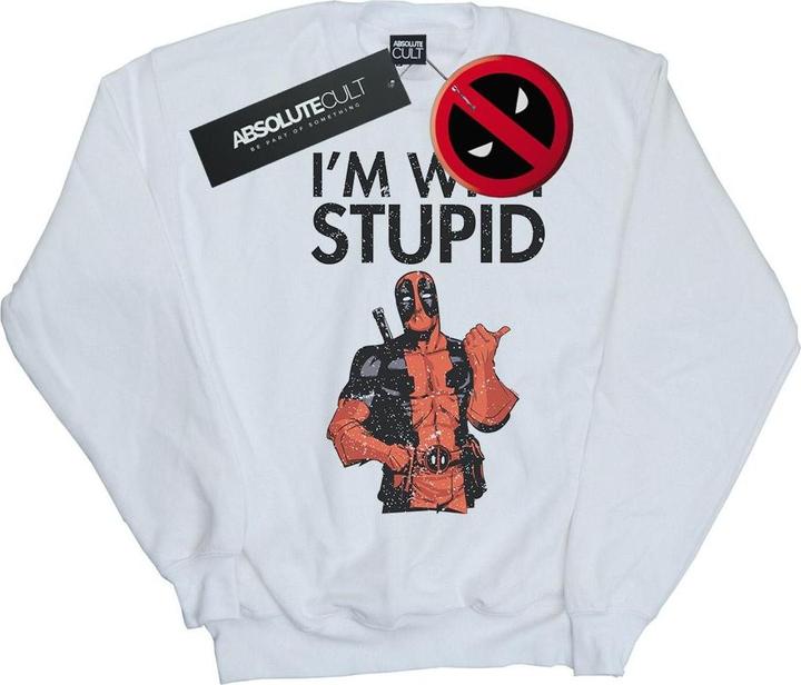 Immagine prodotto Deadpool I'm With Stupid Felpa Donna (L)