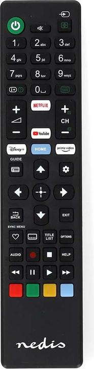 Nedis Telecomando di ricambio | Adatto per: Sony | Fisso | 1 dispositivo | Amazon Prime / Disney + Button (Telecomando specifico per il dispositivo, Infrarossi)
