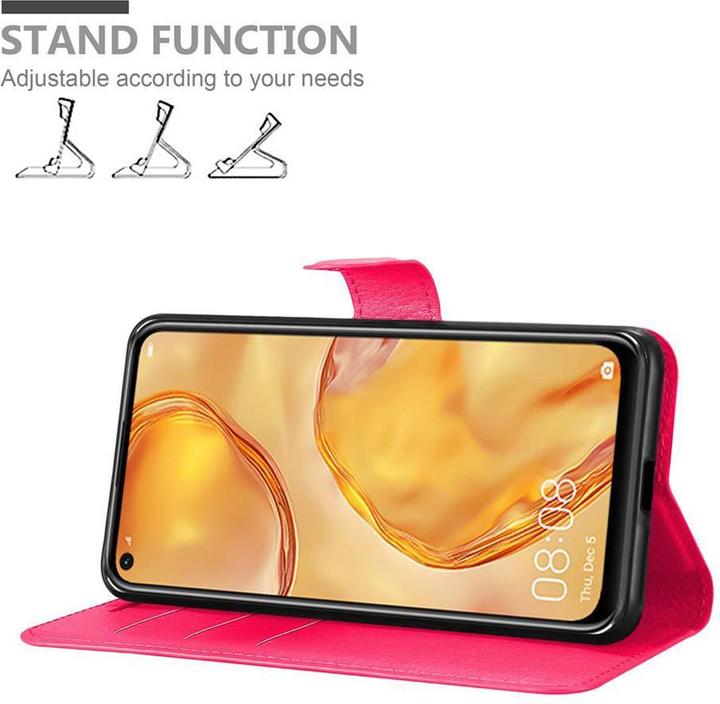 Actual product image Cadorabo Book with stand function cover (Huawei Nova 7i, Huawei P40 Lite)