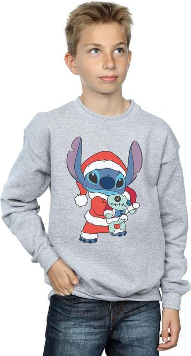 Actual product image Disney Boys Lilo And Stitch Stitch Christmas Sweatshirt (140, 146)