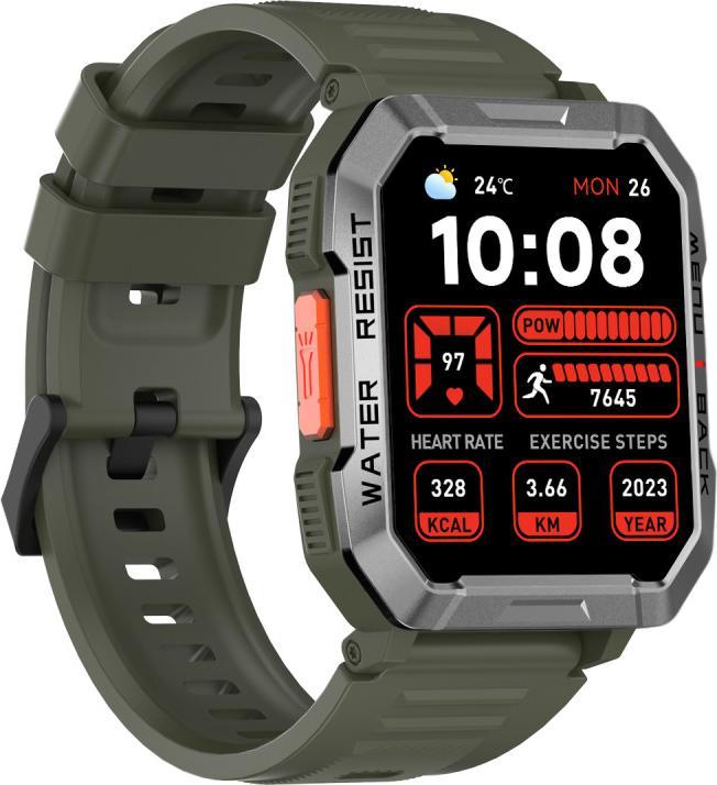 Produktbild Blackview W60 (Robuste Connected Watch - 2.01" - Integriertes Mikrofon) Grün