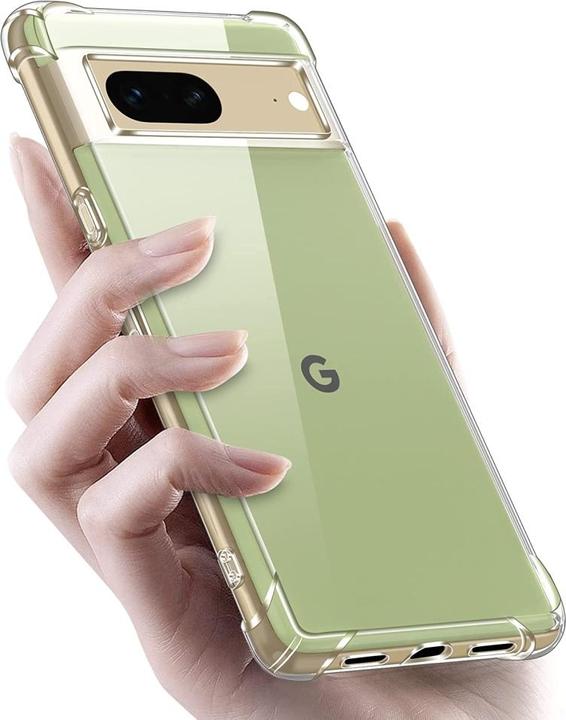 Actual product image Screenguard Google Pixel 7 Case Crystal Soft Airbag Bumper (Google Pixel 7)