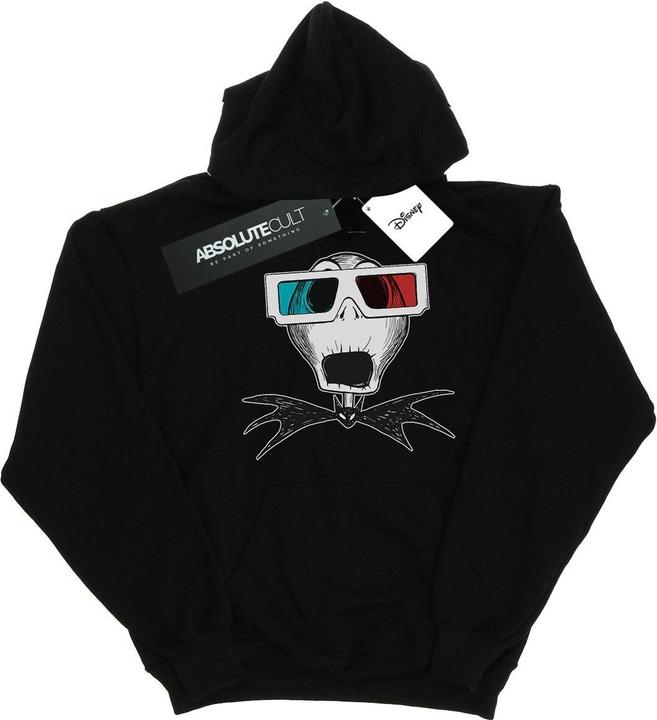 Disney Nightmare Before Christmas Jack Skellington 3D Glasses Kapuzenpullover