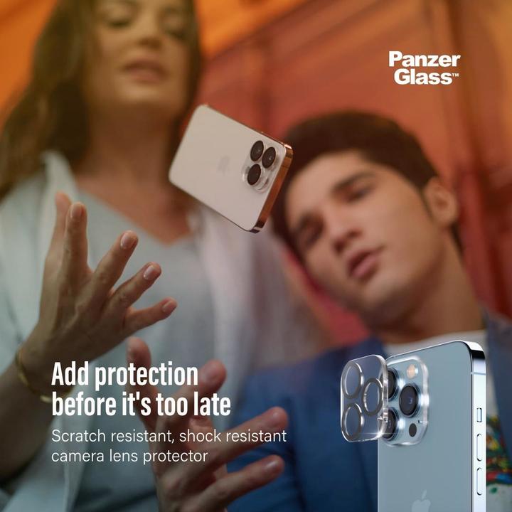 Actual product image PanzerGlass Camera Protector (1 Piece, Apple iPhone 13 Pro Max, Apple iPhone 13 Pro)