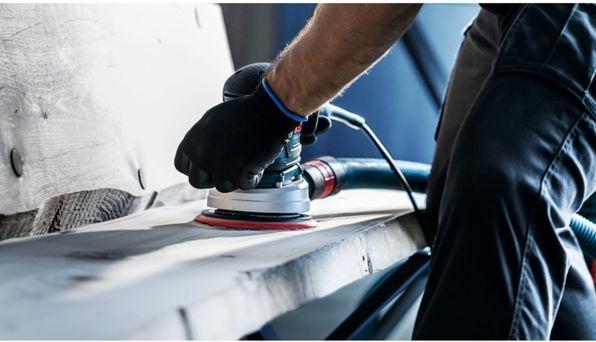 Productafbeelding Bosch Professional Zubehör Expert M480 Schuurnet voor vlakschuurmachine, 150 mm, G 240, 5 stuks (240)
